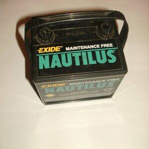 Collectible Vintage 70's Exide Nautilus Battery AM FM Radio Dealer Promo WORKS